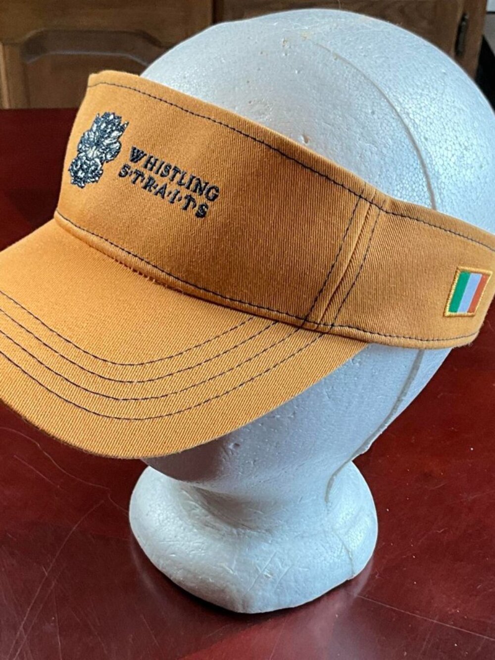 TG Imperial Yellow Whistling Straits Adjustable Golf Visor